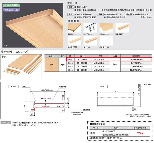 OUTLETޑq-AEgbgށzI Vi []65 []945 [s]450mm BMC-MC3-A uY